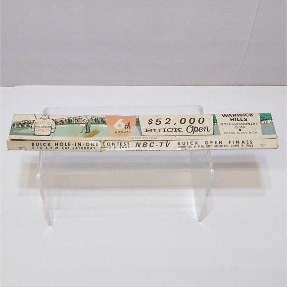 1963 Buick Open 6th Annual Warwick Hills Golf Country Club $52000 Tournament VTG - Picture 1 of 15